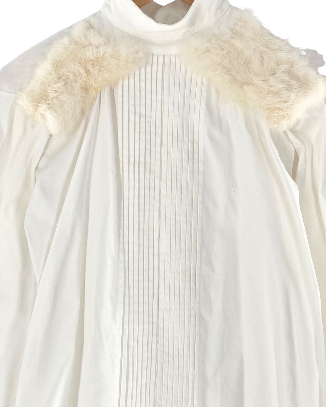 Blusa manga larga con afelpado