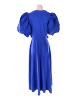 Maxi vestido manga globo