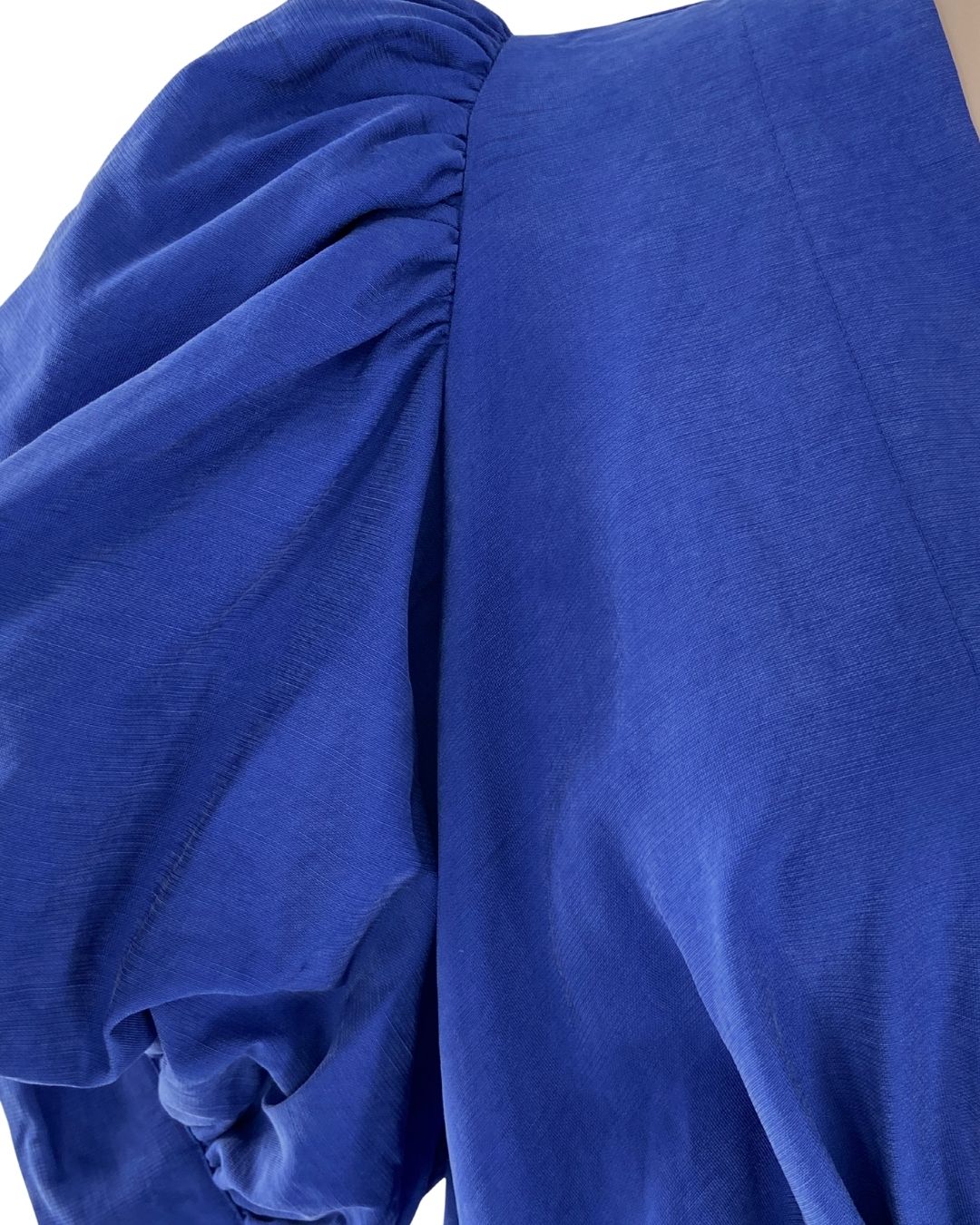 Maxi vestido manga globo
