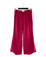 Pantalón wide leg en lino