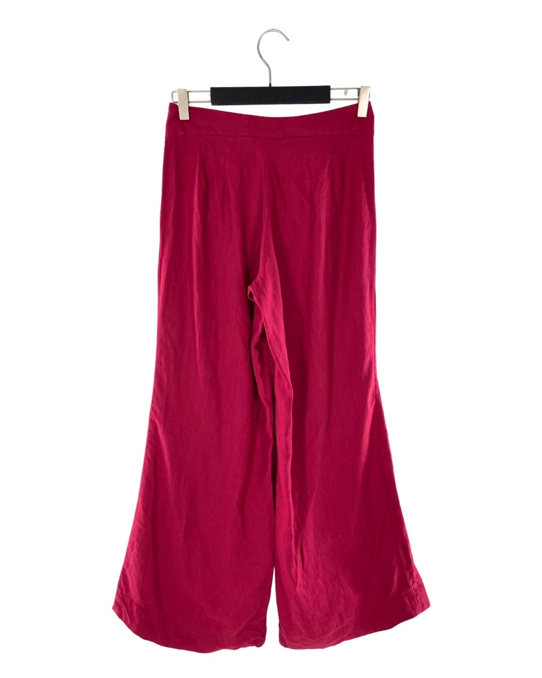 Pantalón wide leg en lino