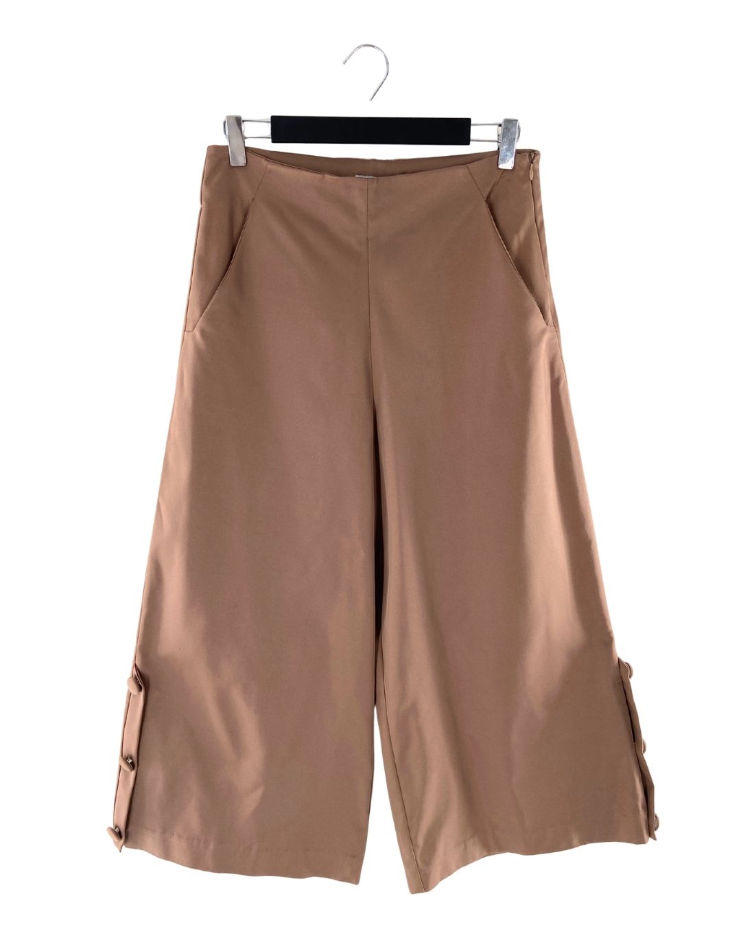 Pantalón suit palazzo botones