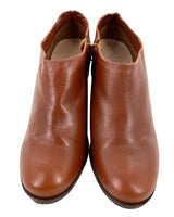 Botines bajos con cremallera