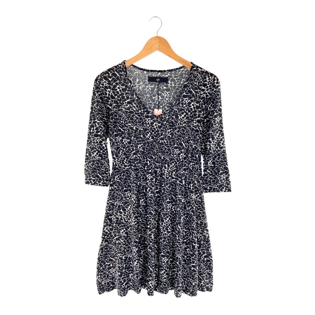 Vestido mini manga 3/4