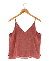 Blusa de tiras print mini dots