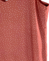 Blusa de tiras print mini dots