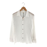 Camisa manga larga print dots