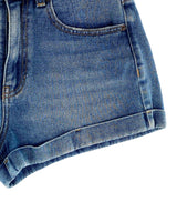 Short mom rigído mini en denim