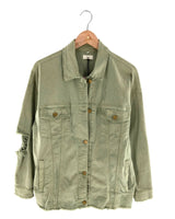 Chaqueta abotonada en denim