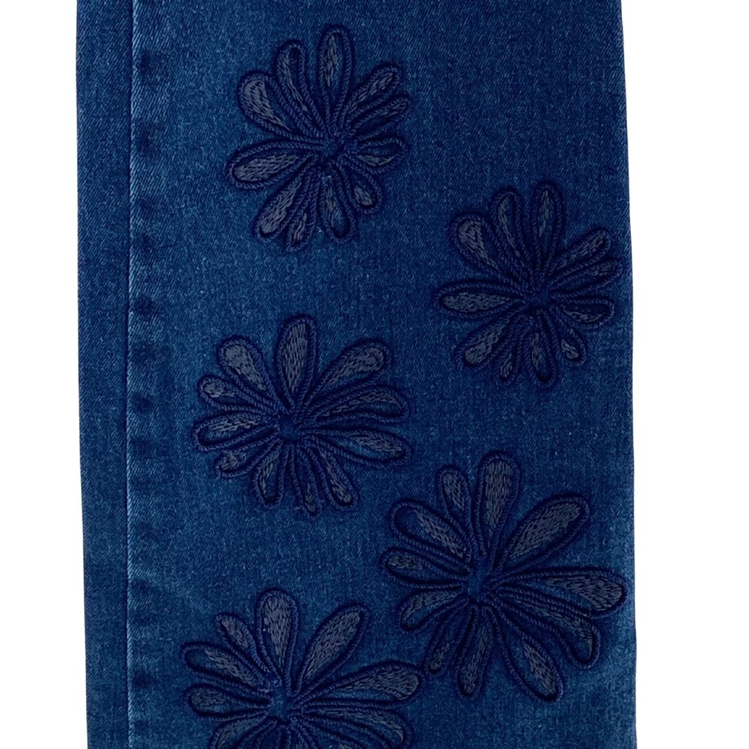 Jean flare fit stretch flores