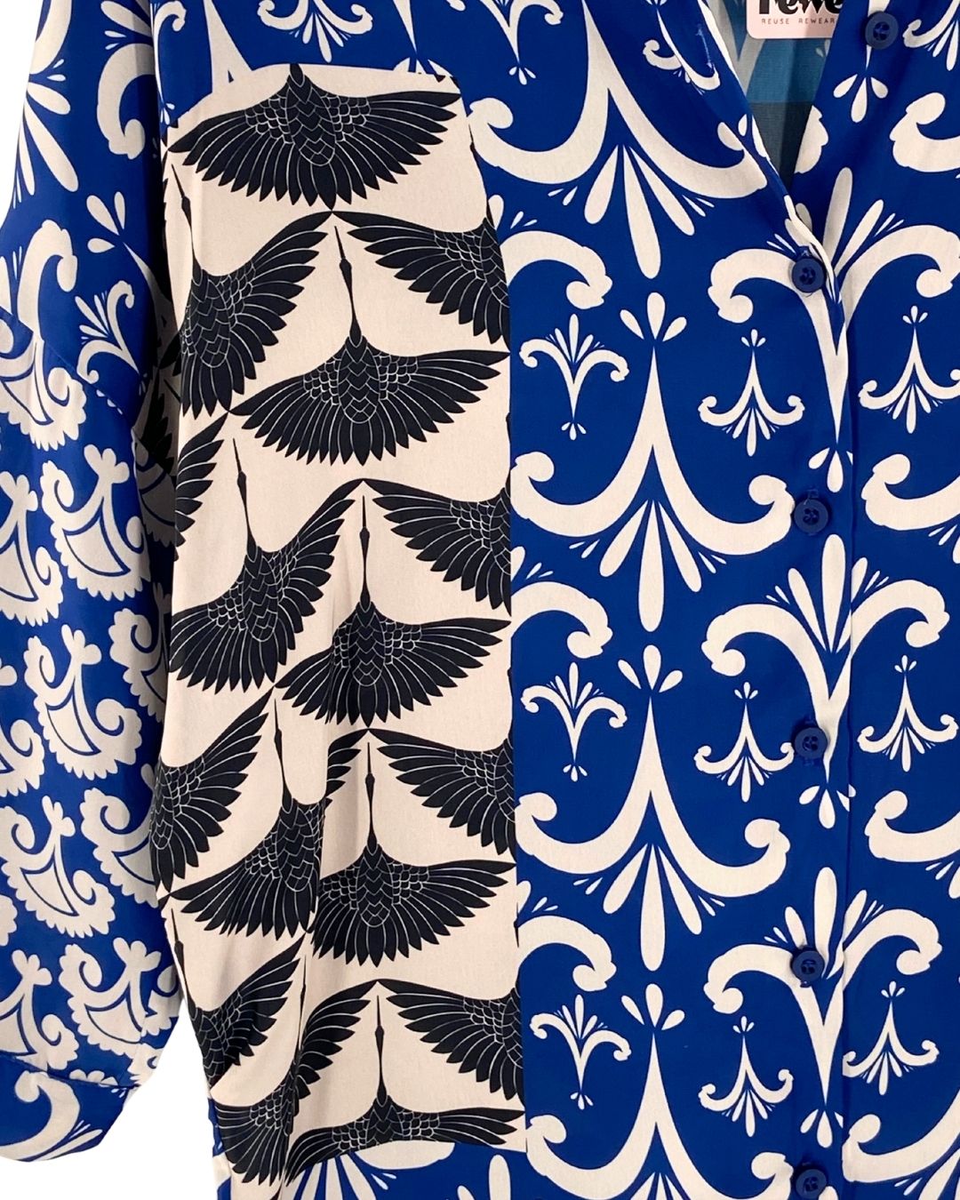 Blusa satinada print