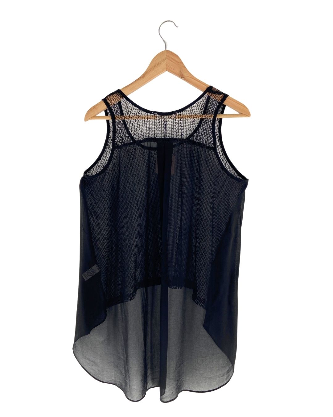 Blusa en mesh sleeveless