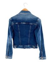Chaqueta en denim wash stretch