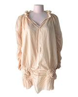 Blusa traslúcida