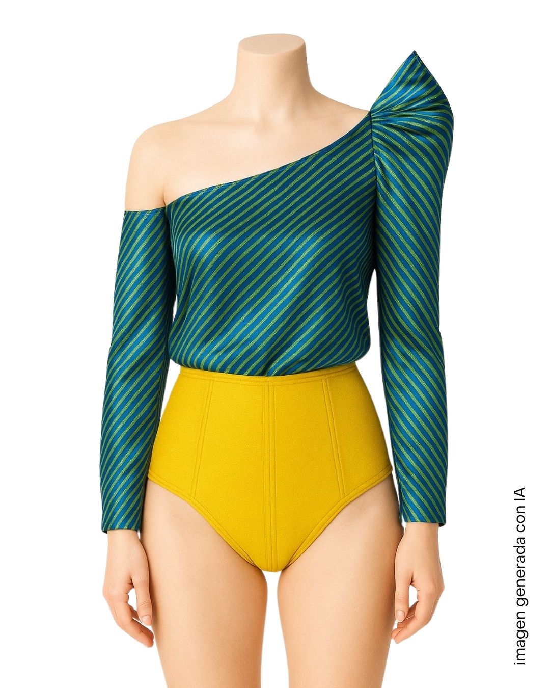 Body satinado color block