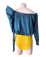 Body satinado color block