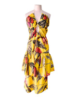 Maxi vestido vuelos en capas