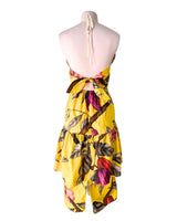 Maxi vestido vuelos en capas