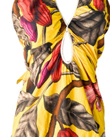 Maxi vestido vuelos en capas