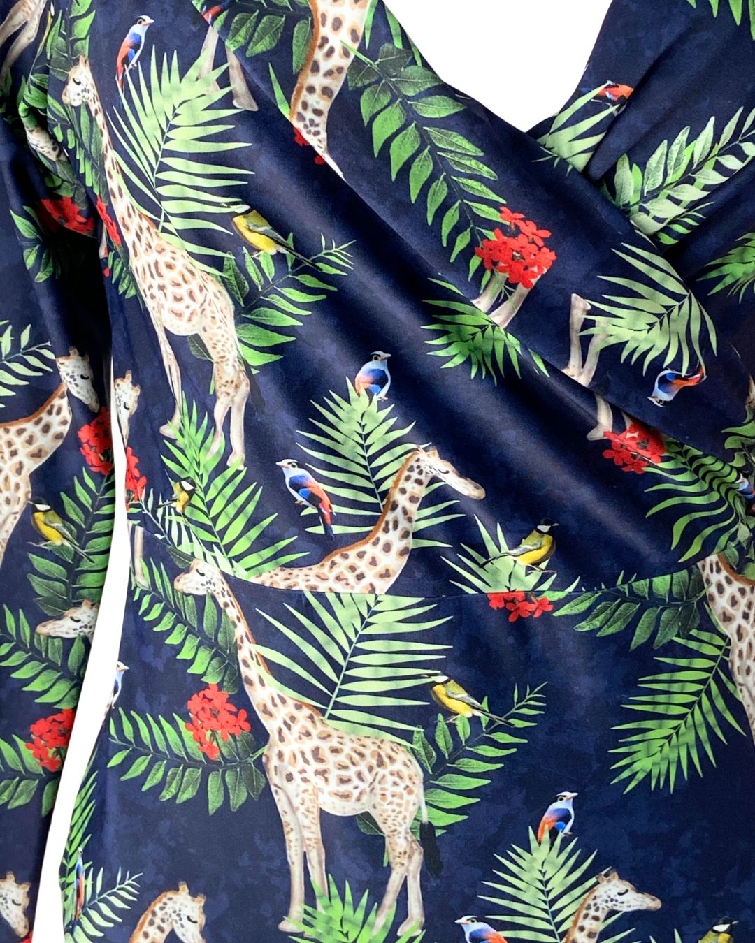 Body licrado manga larga print