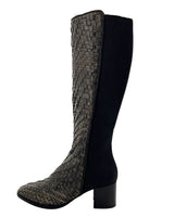 Botas caña alta tejidas