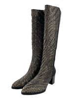 Botas caña alta tejidas