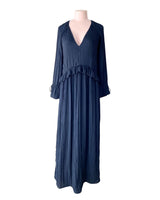 Maxi vestido manga larga