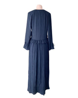 Maxi vestido manga larga