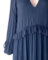 Maxi vestido manga larga