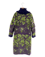 Abrigo long size con brocado