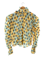 Camisa traslúcida con print