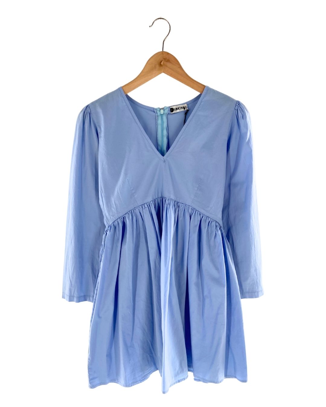 Vestido mini manga larga