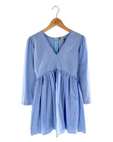 Vestido mini manga larga