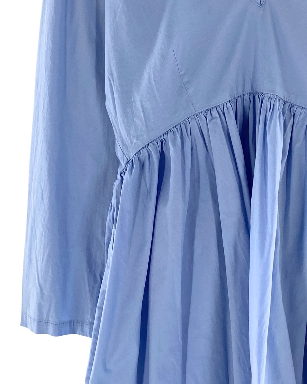 Vestido mini manga larga