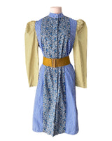 Maxi vestido con cinturón