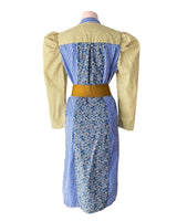 Maxi vestido con cinturón
