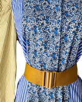 Maxi vestido con cinturón