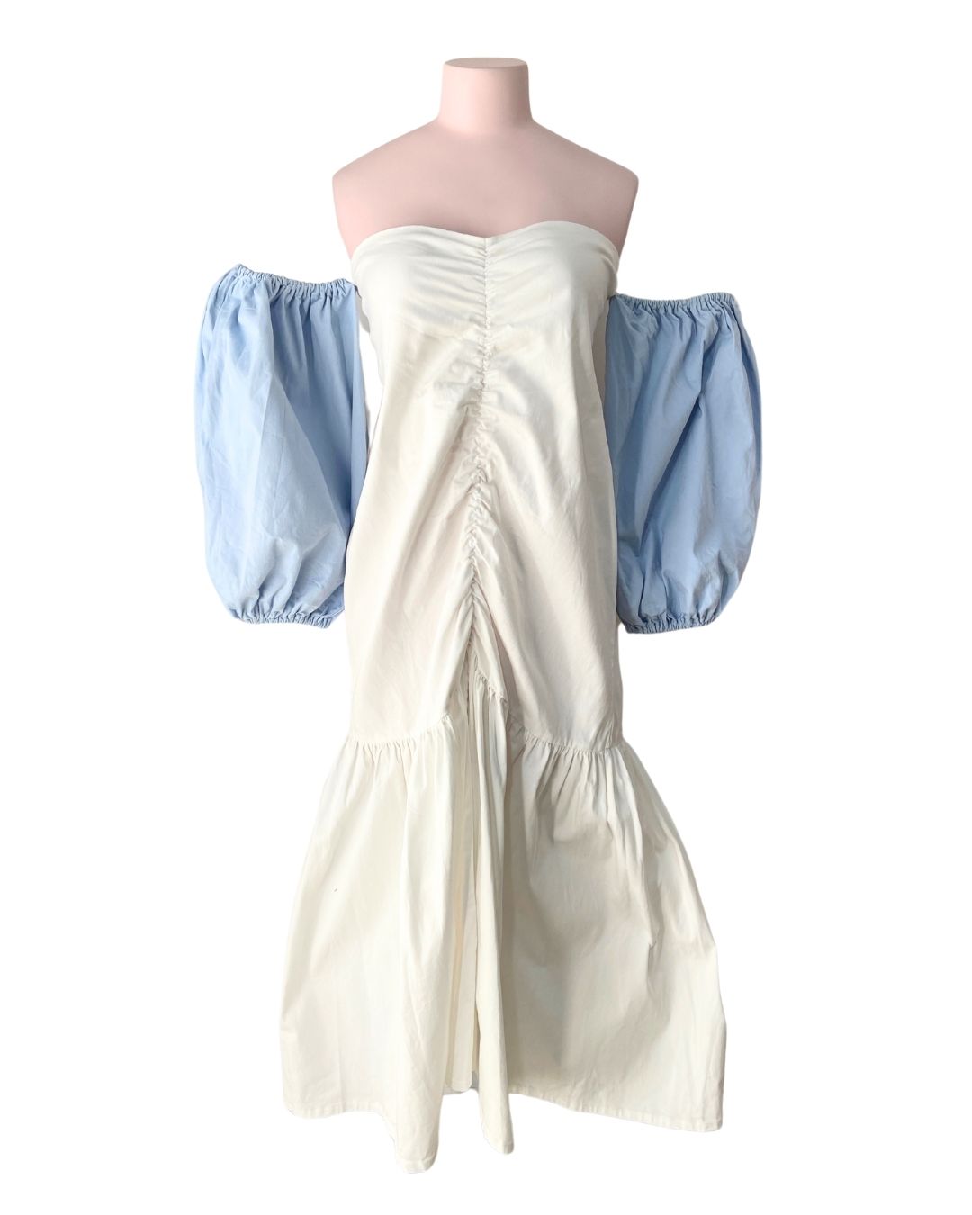 Maxi vestido off shoulders