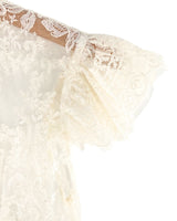 Blusa en mesh bordada
