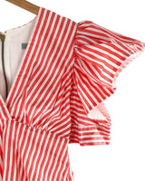 Blusa a rayas con vuelo