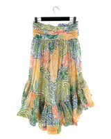 Vestido mini strapless
