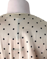 Blusa satinada print mini dots