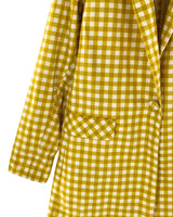 Blazer long size print vichy