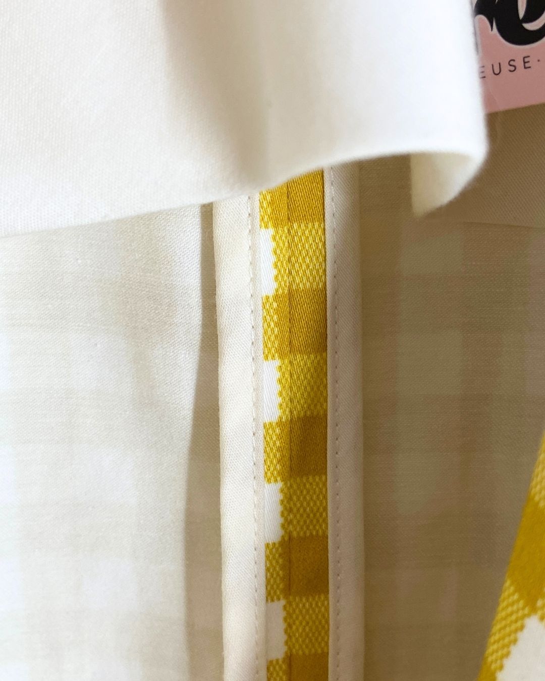 Blazer long size print vichy