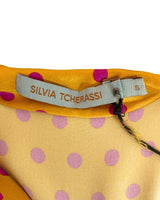 Blusa satinada manga larga
