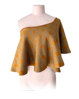 Blusa tejida one shoulder
