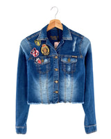 Chaqueta crop stretch