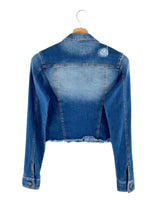 Chaqueta crop stretch