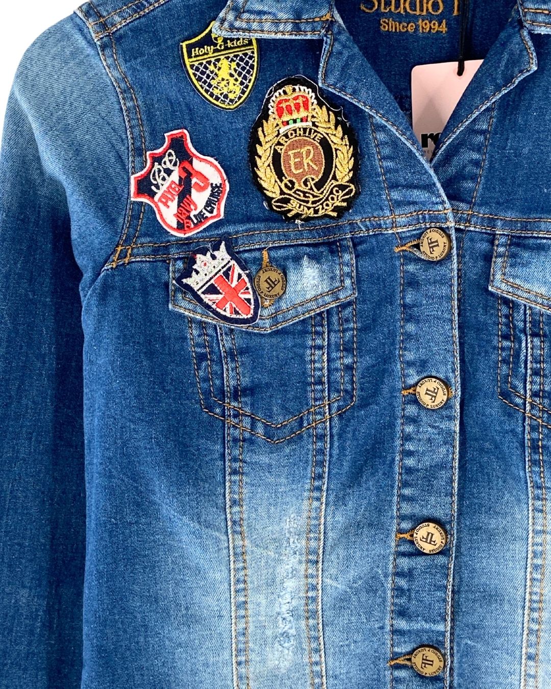 Chaqueta crop stretch
