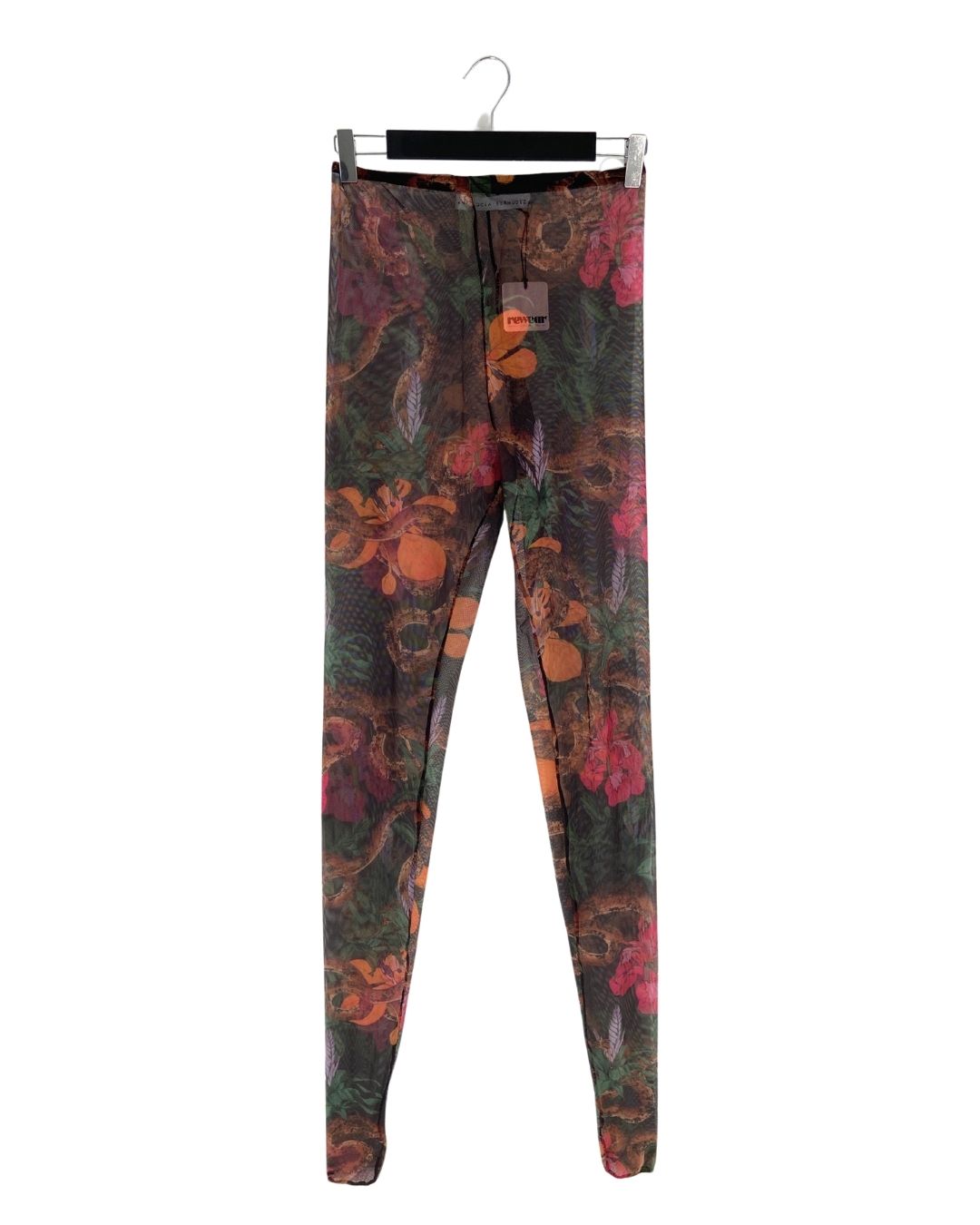 Medias en mesh flores